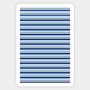 Classic Blue Stripes Sticker